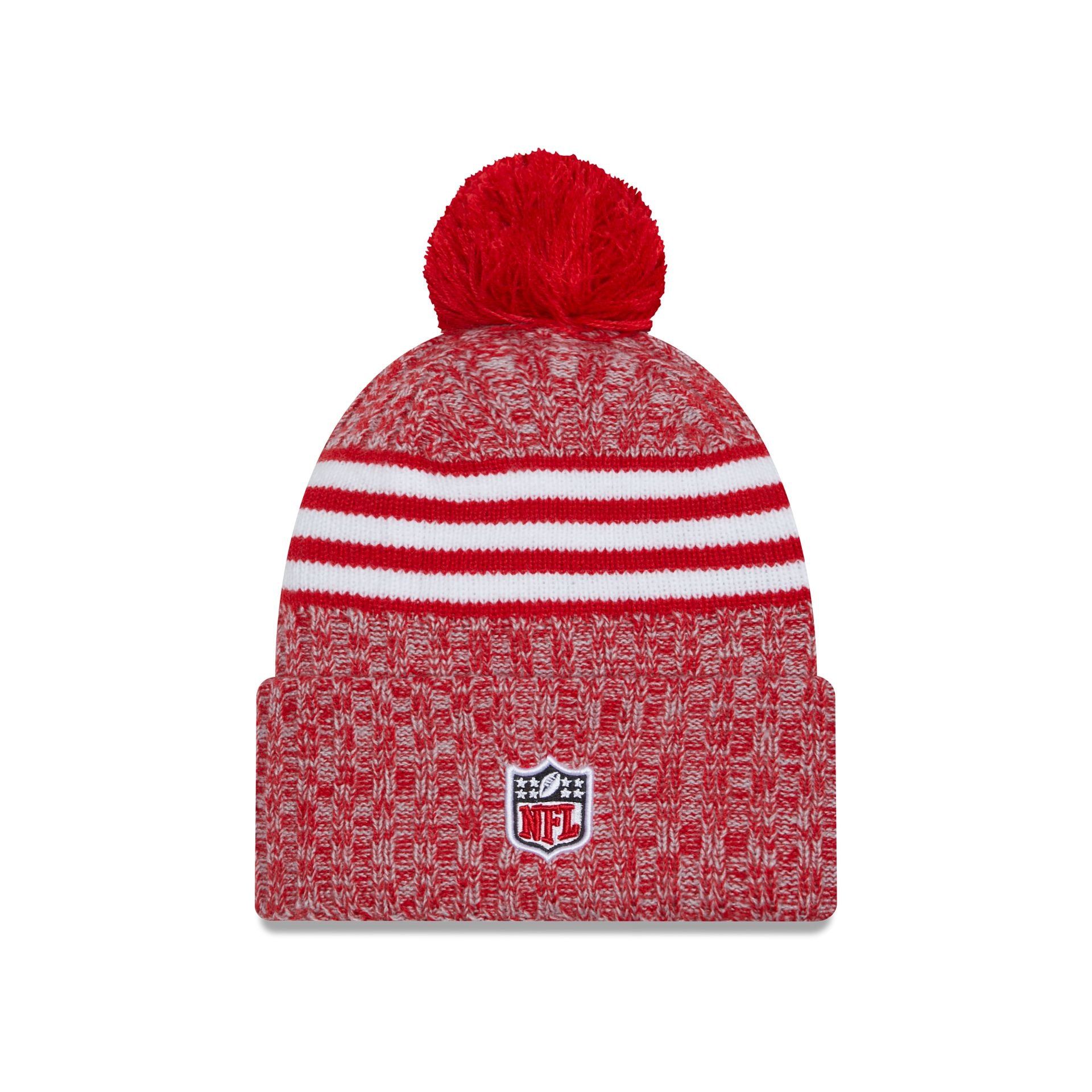 San Francisco 49ers 2023 Cold Weather Pom Knit sold by New Era product image thumbnail 2