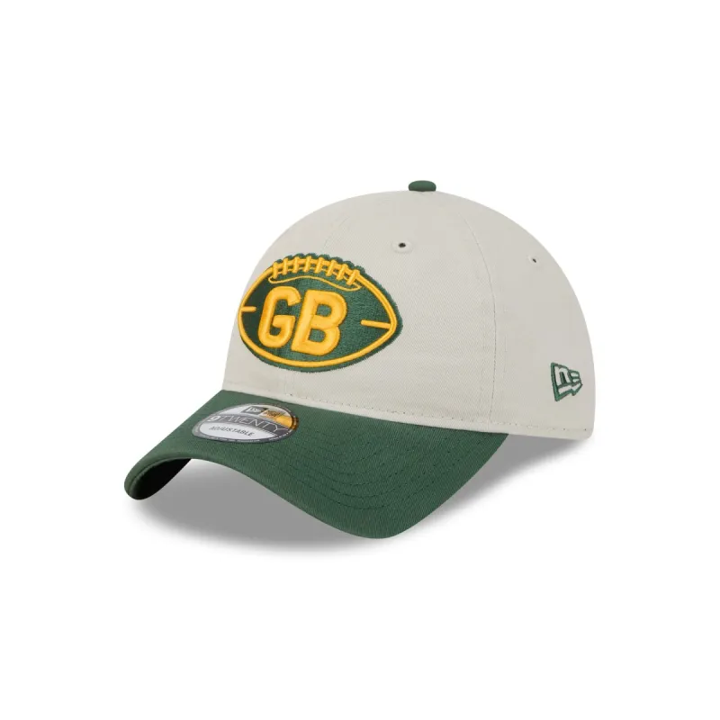 Green Bay Packers 2024 Historic Sideline 9TWENTY Adjustable Hat sold by New Era