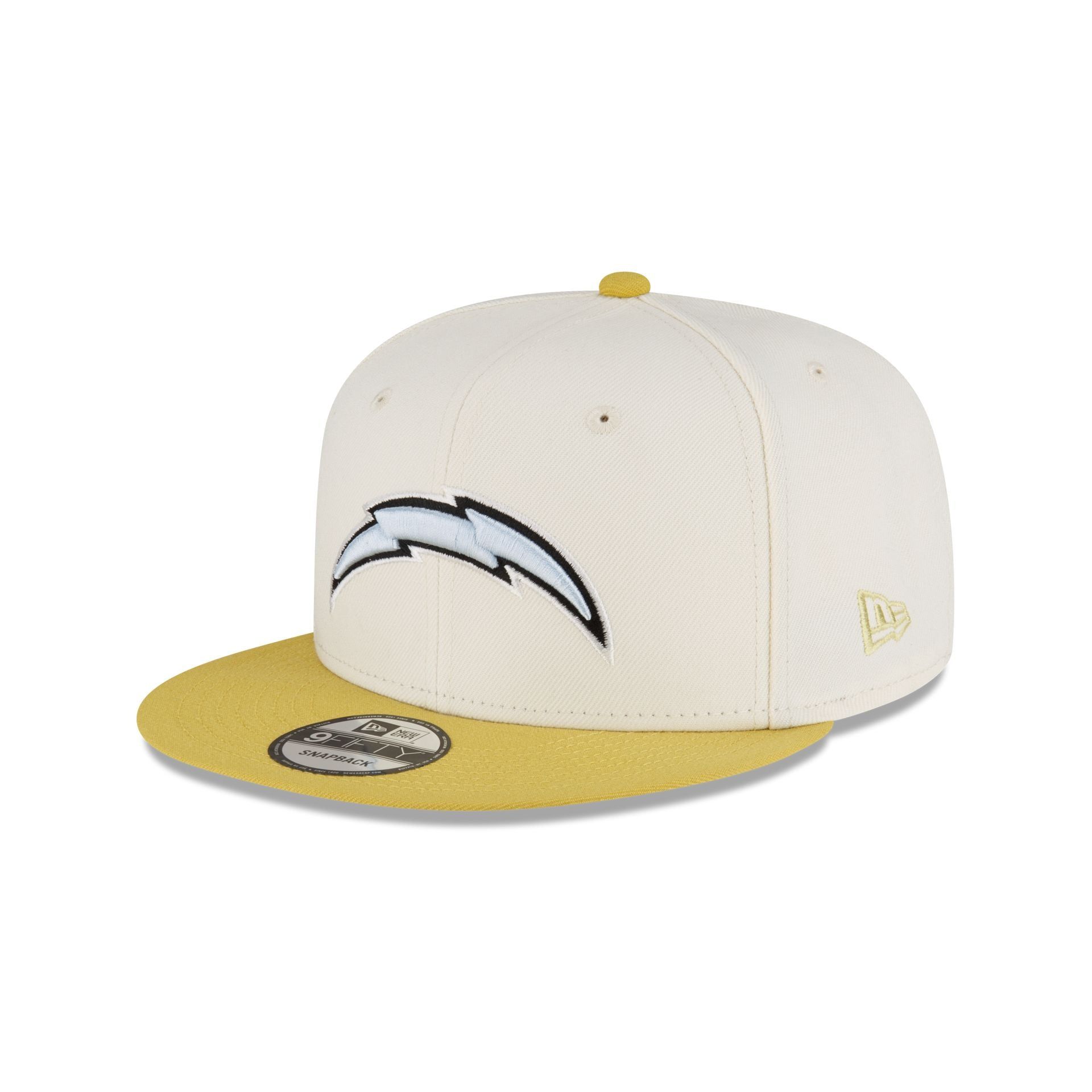 Los Angeles Chargers Chartreuse Chrome 9FIFTY Snapback Hat sold by New Era