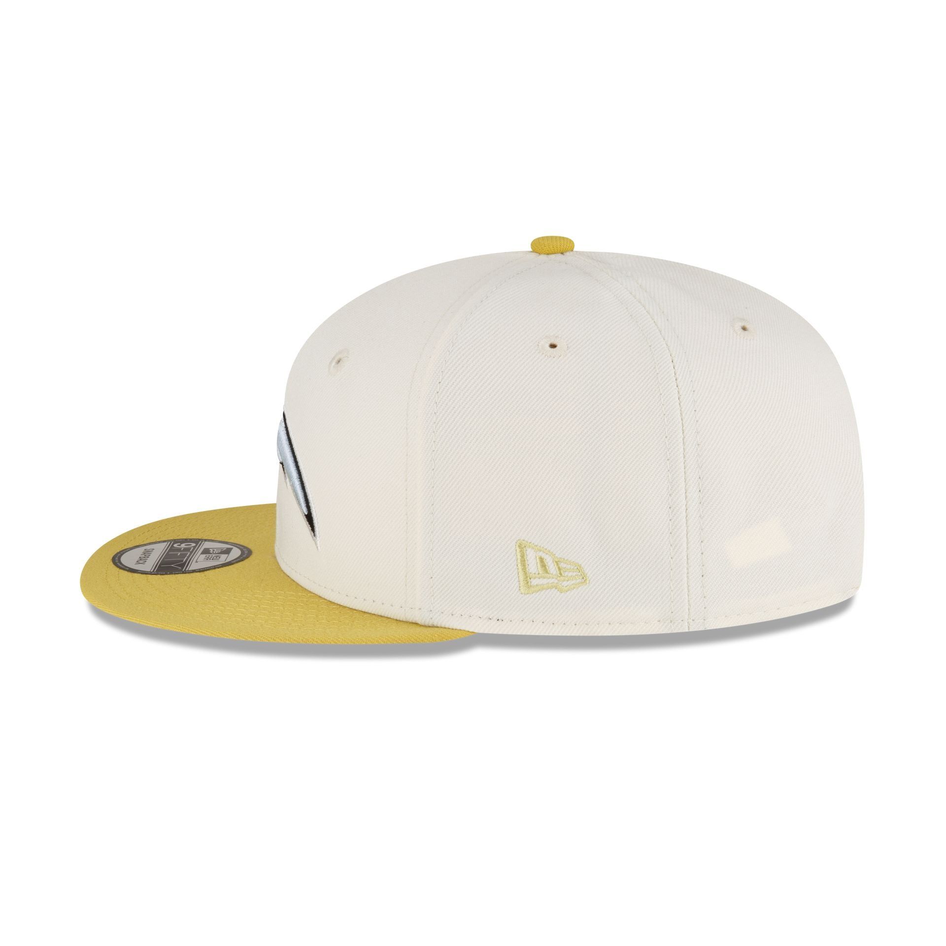 Los Angeles Chargers Chartreuse Chrome 9FIFTY Snapback Hat sold by New Era product image thumbnail 4