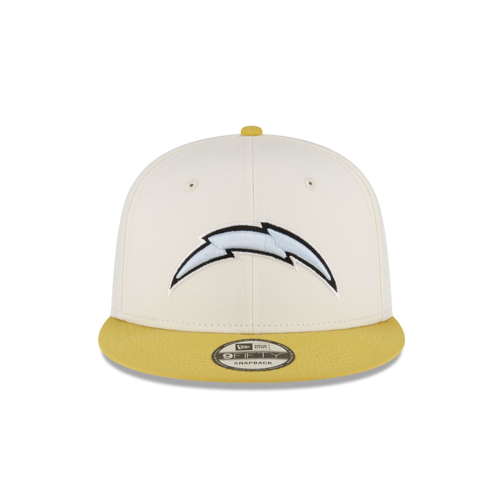 Los Angeles Chargers Chartreuse Chrome 9FIFTY Snapback Hat sold by New Era product image thumbnail 2