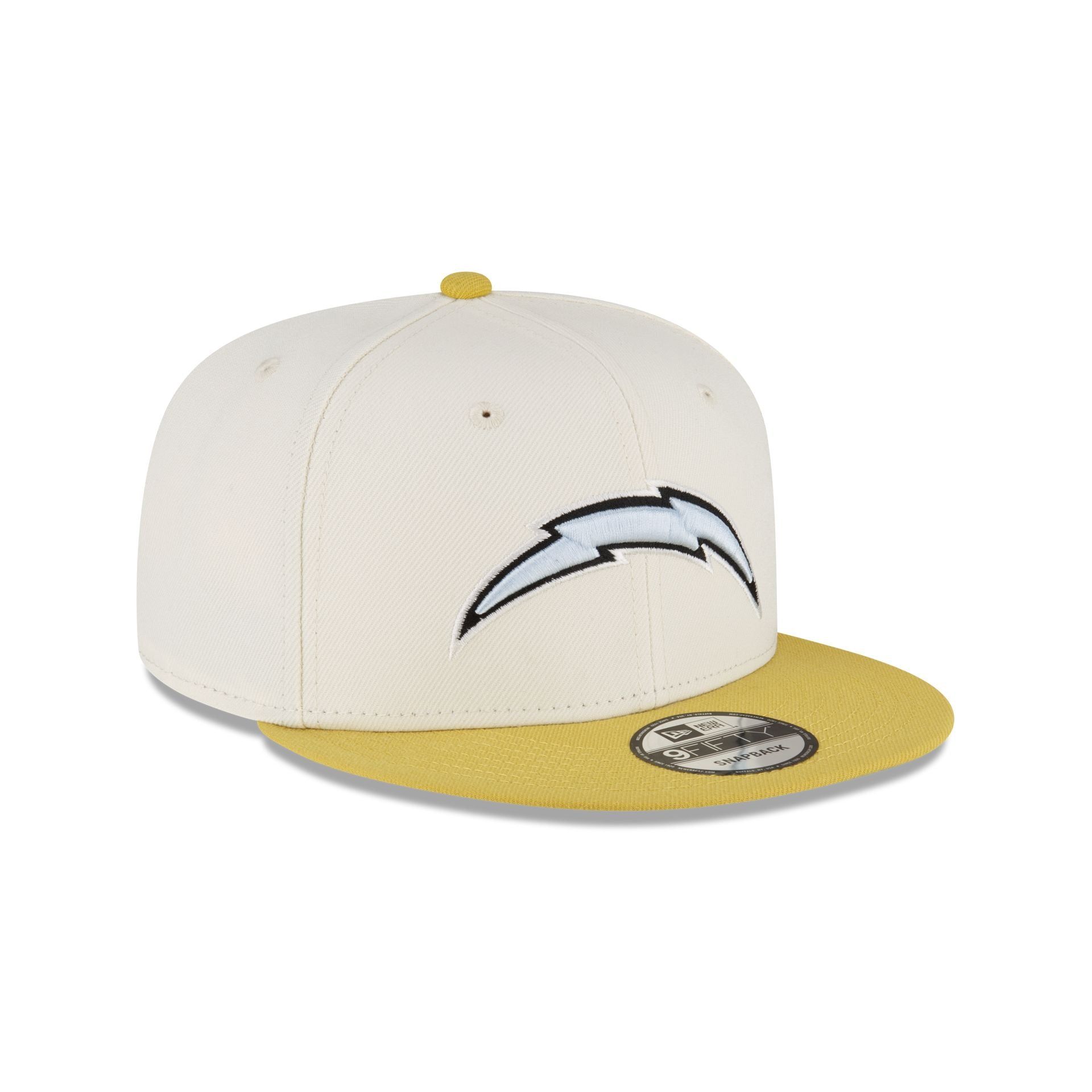 Los Angeles Chargers Chartreuse Chrome 9FIFTY Snapback Hat sold by New Era product image thumbnail 3