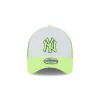 New York Yankees Hi Vis Doodle 9FORTY A-Frame Trucker Hat sold by New Era