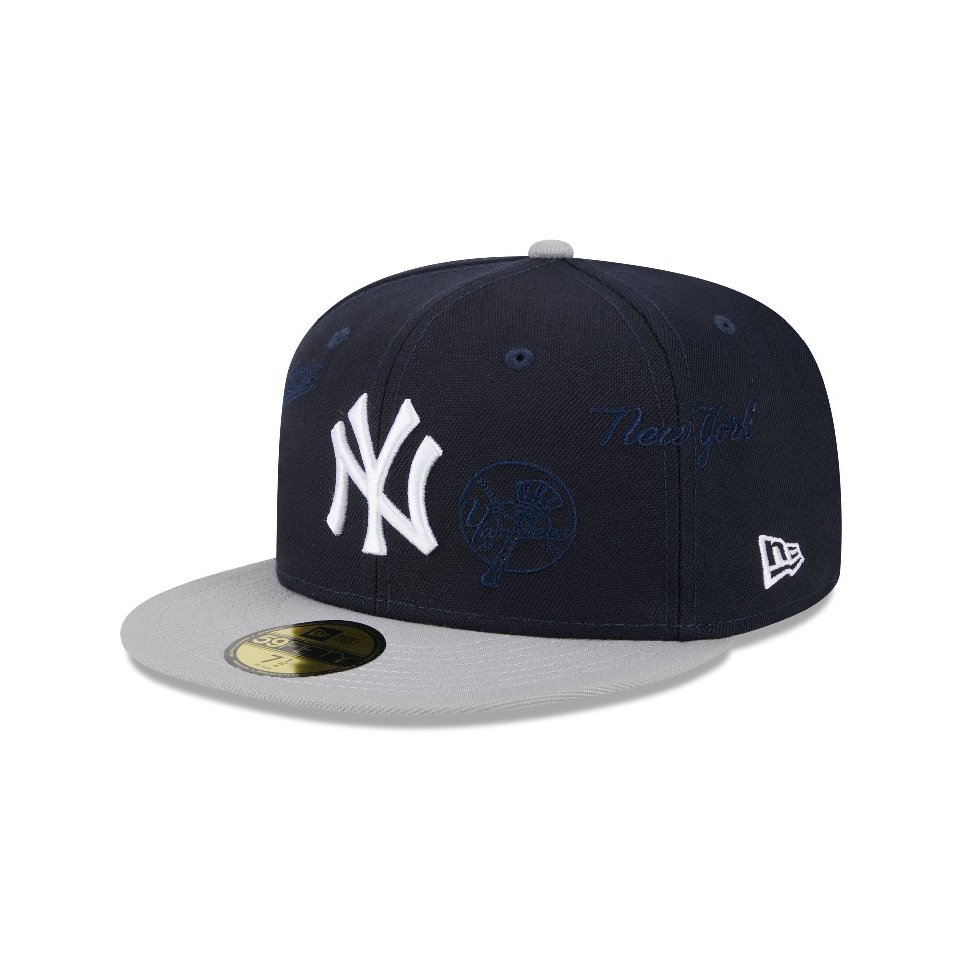 New York Yankees Multi Logo 59FIFTY Fitted Hat sold by New Era