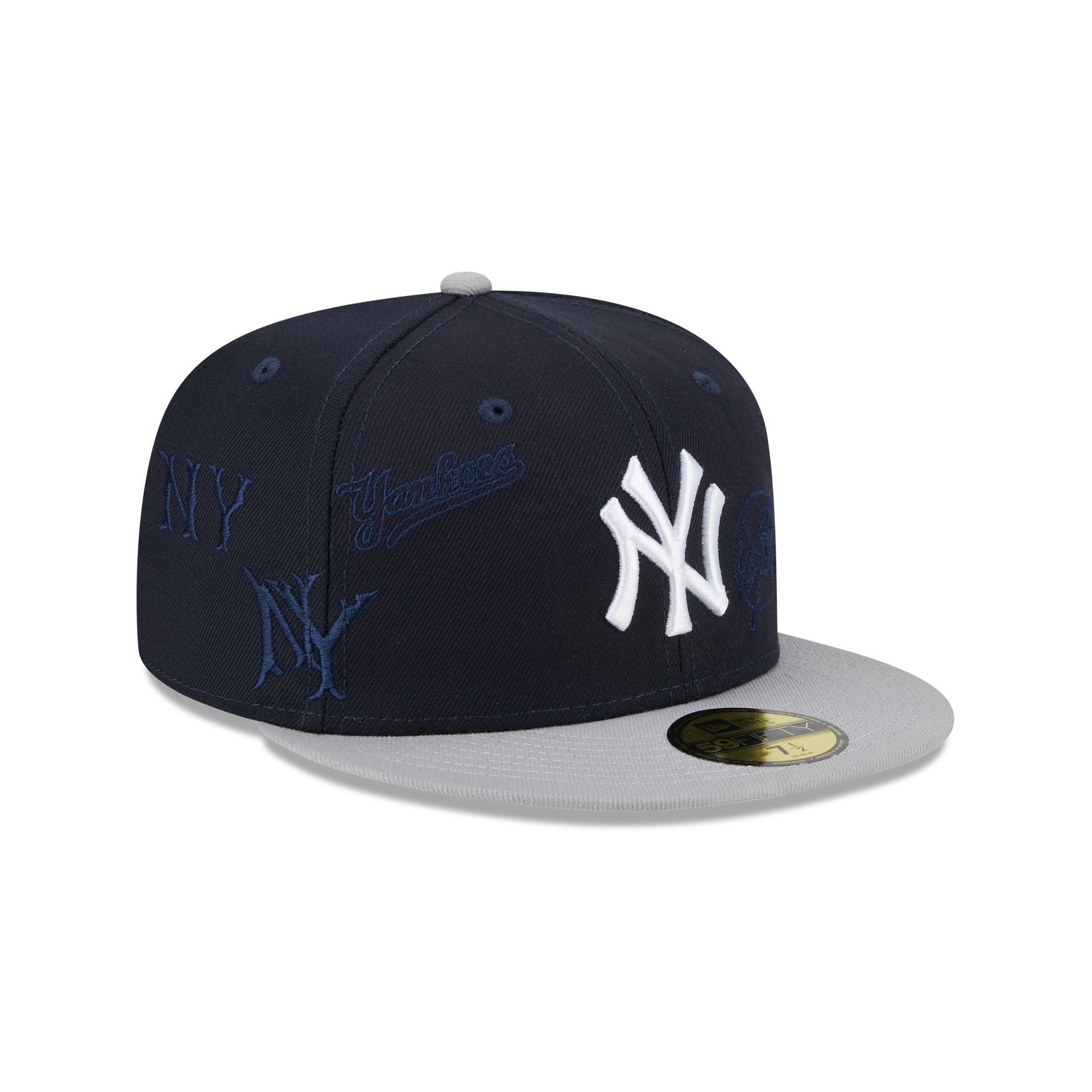 New York Yankees Multi Logo 59FIFTY Fitted Hat sold by New Era product image thumbnail 3