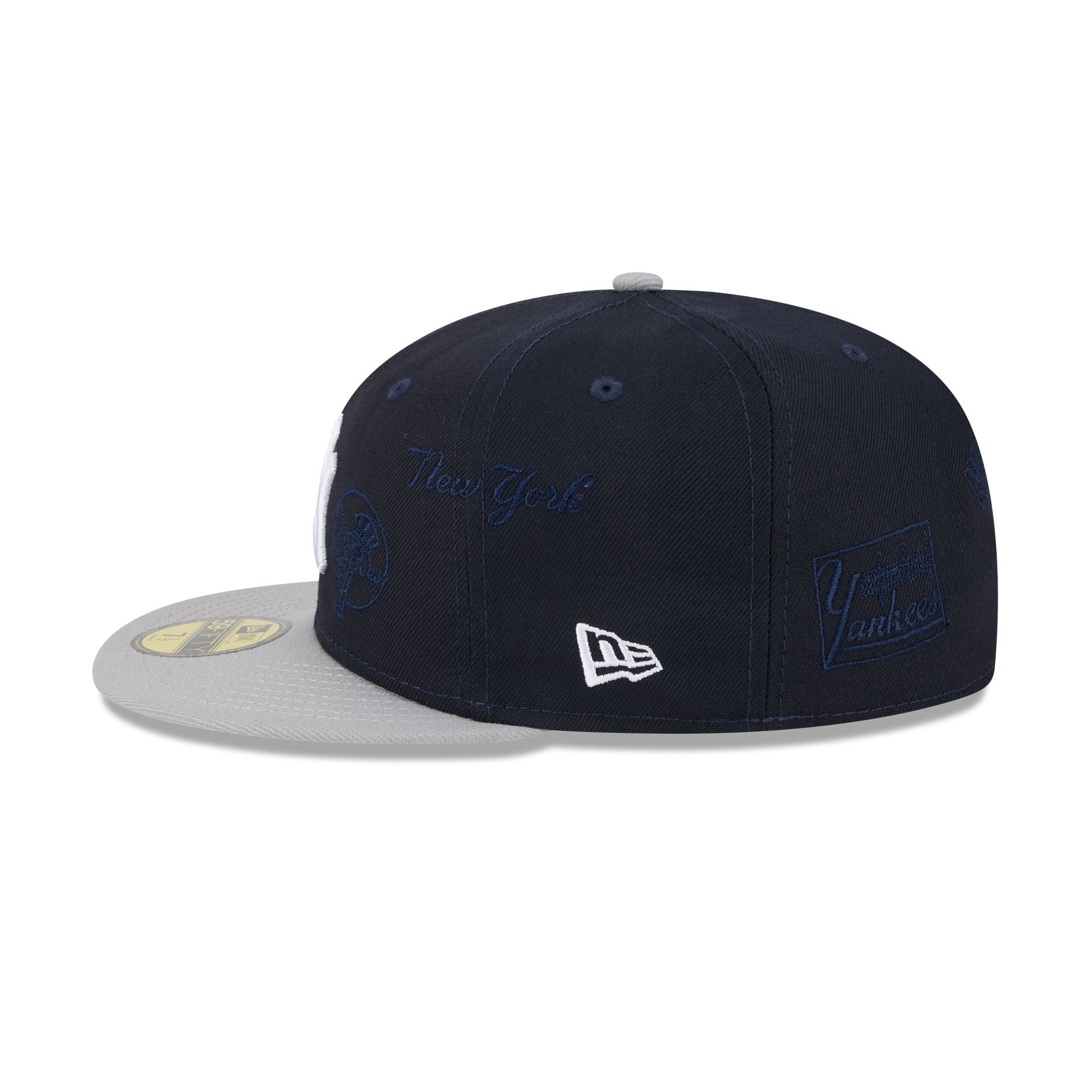 New York Yankees Multi Logo 59FIFTY Fitted Hat sold by New Era product image thumbnail 4