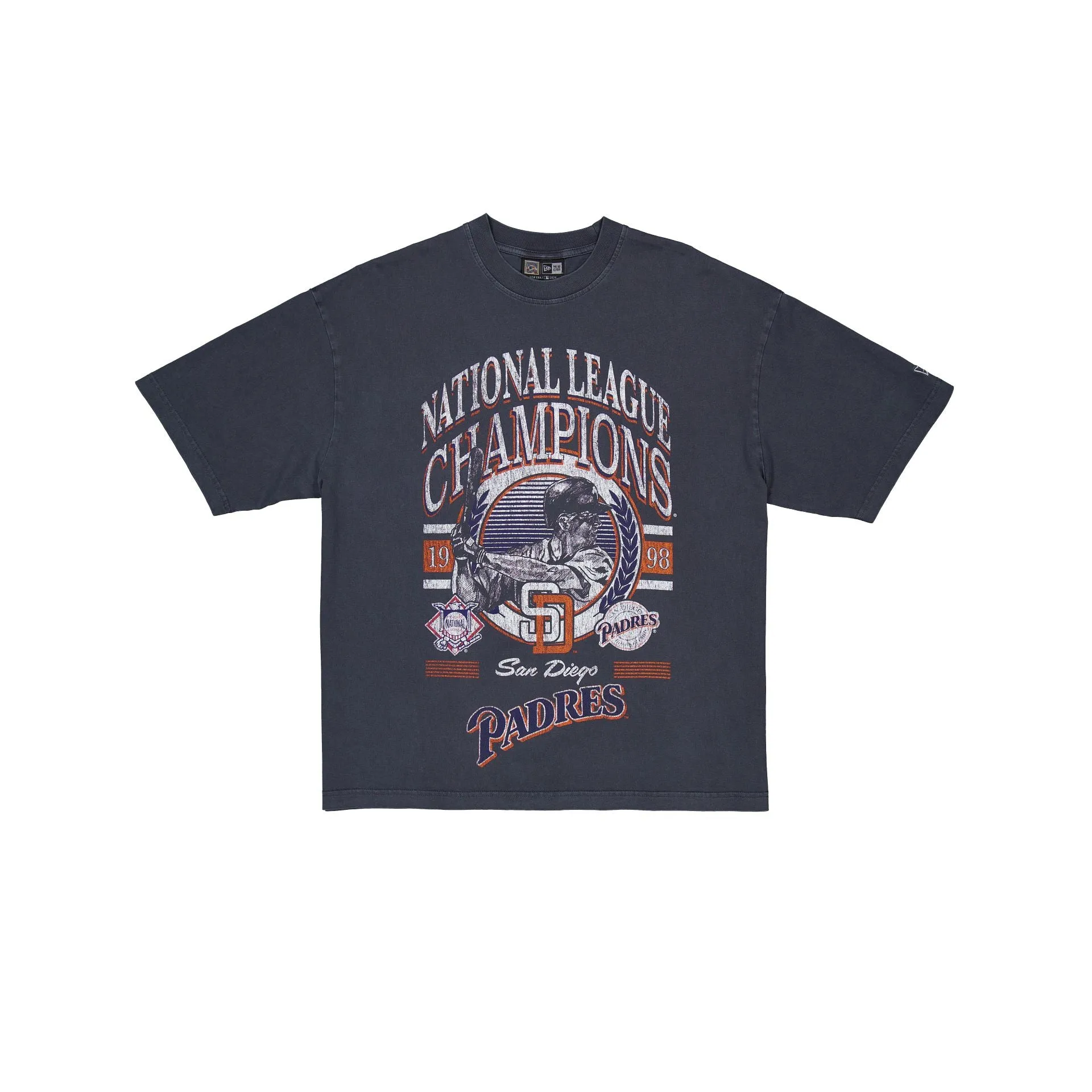 San Diego Padres Black Sport Classics T-Shirt sold by New Era