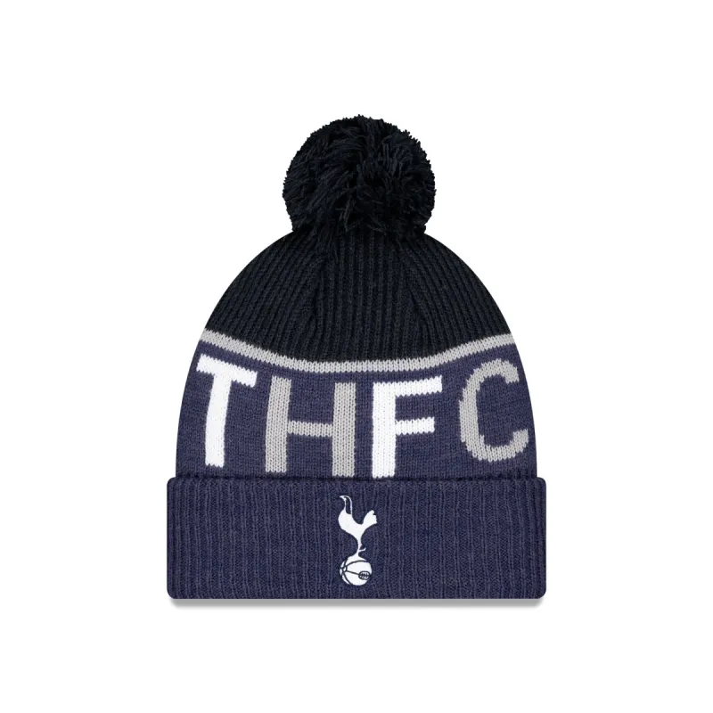 Tottenham Hotspur Sport Navy Pom Knit Hat sold by New Era