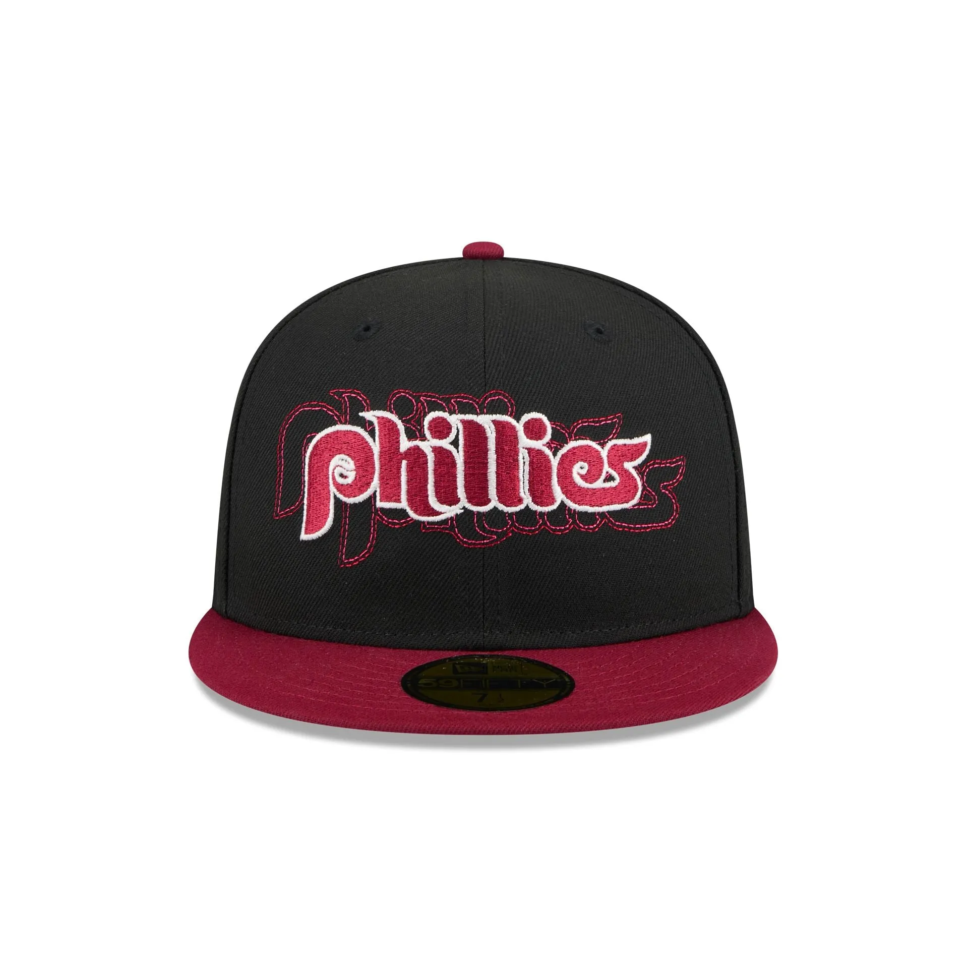 Philadelphia Phillies Shadow Stitch 59FIFTY Fitted Hat sold by New Era product image thumbnail 2