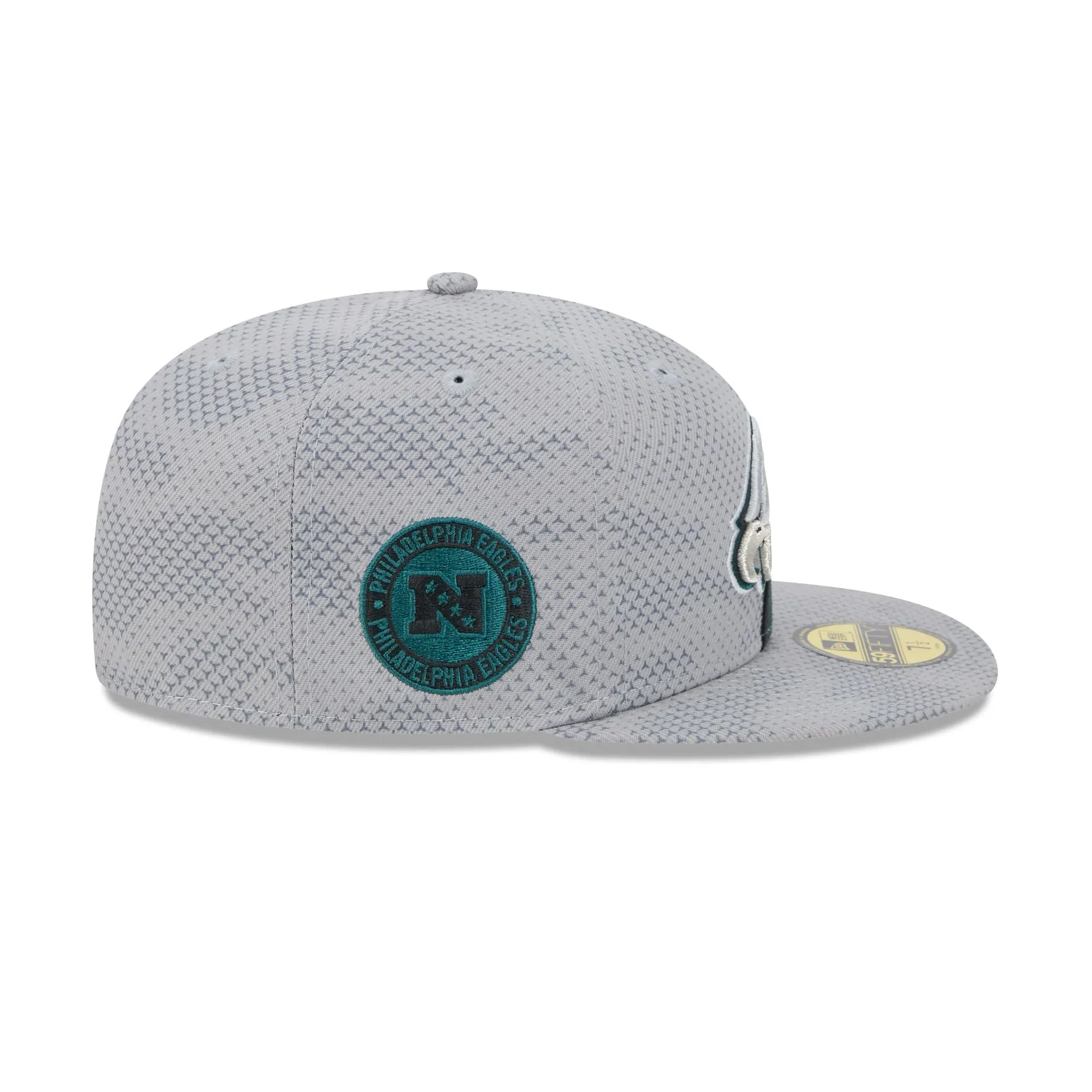 Philadelphia Eagles 2024 Sideline Gray 59FIFTY Fitted Hat sold by New Era product image thumbnail 4