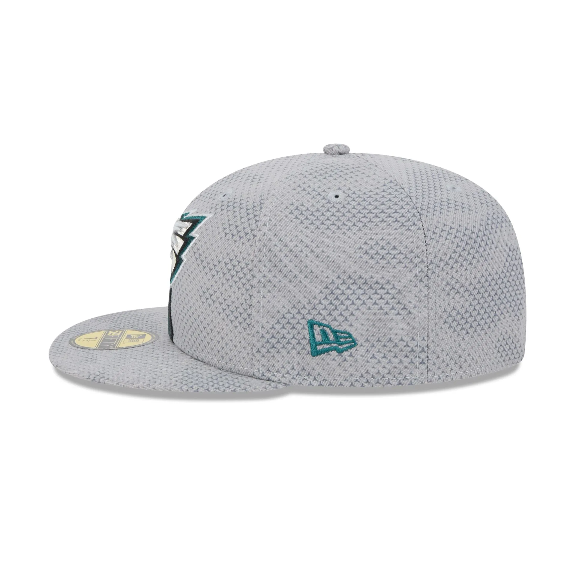 Philadelphia Eagles 2024 Sideline Gray 59FIFTY Fitted Hat sold by New Era product image thumbnail 5