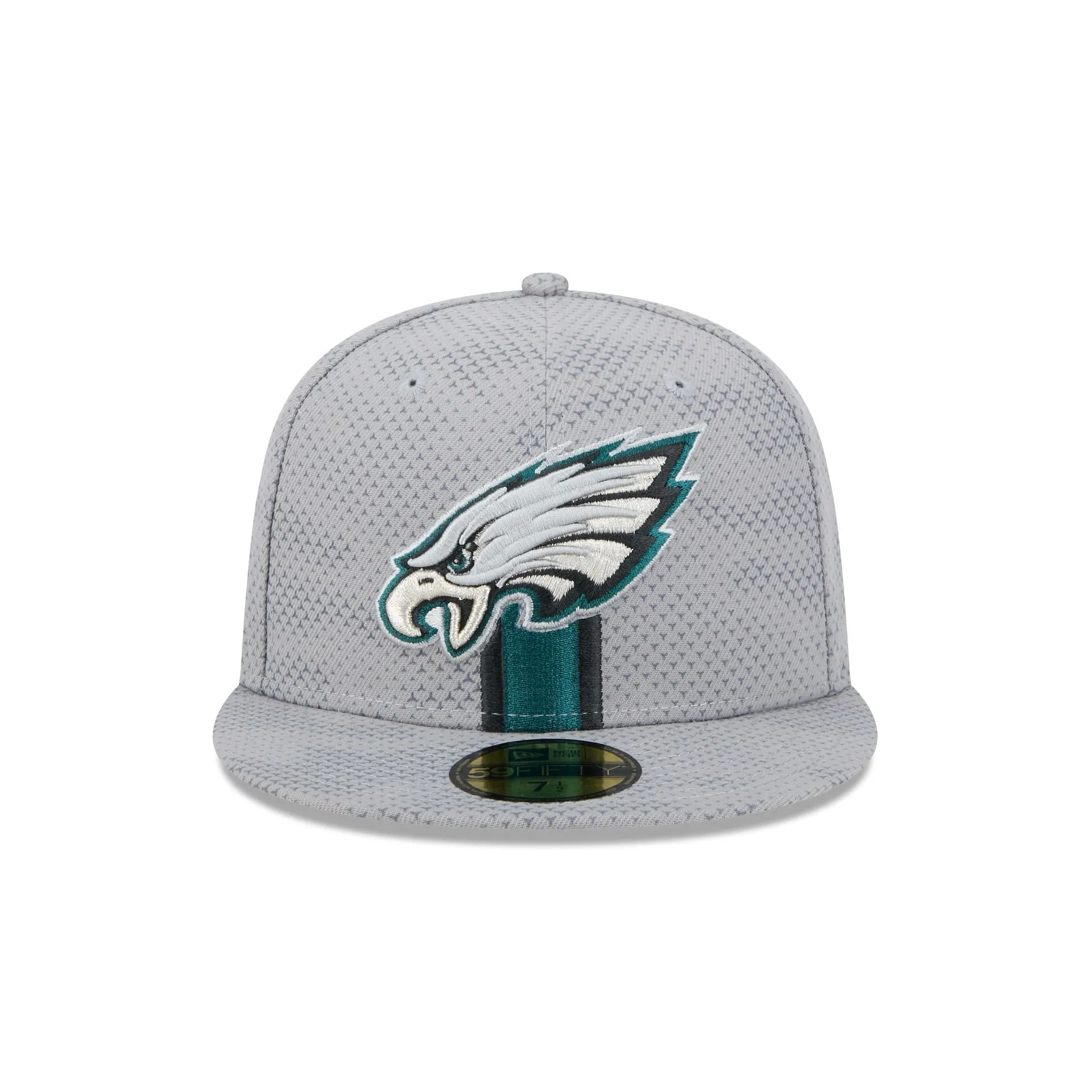 Philadelphia Eagles 2024 Sideline Gray 59FIFTY Fitted Hat sold by New Era product image thumbnail 2