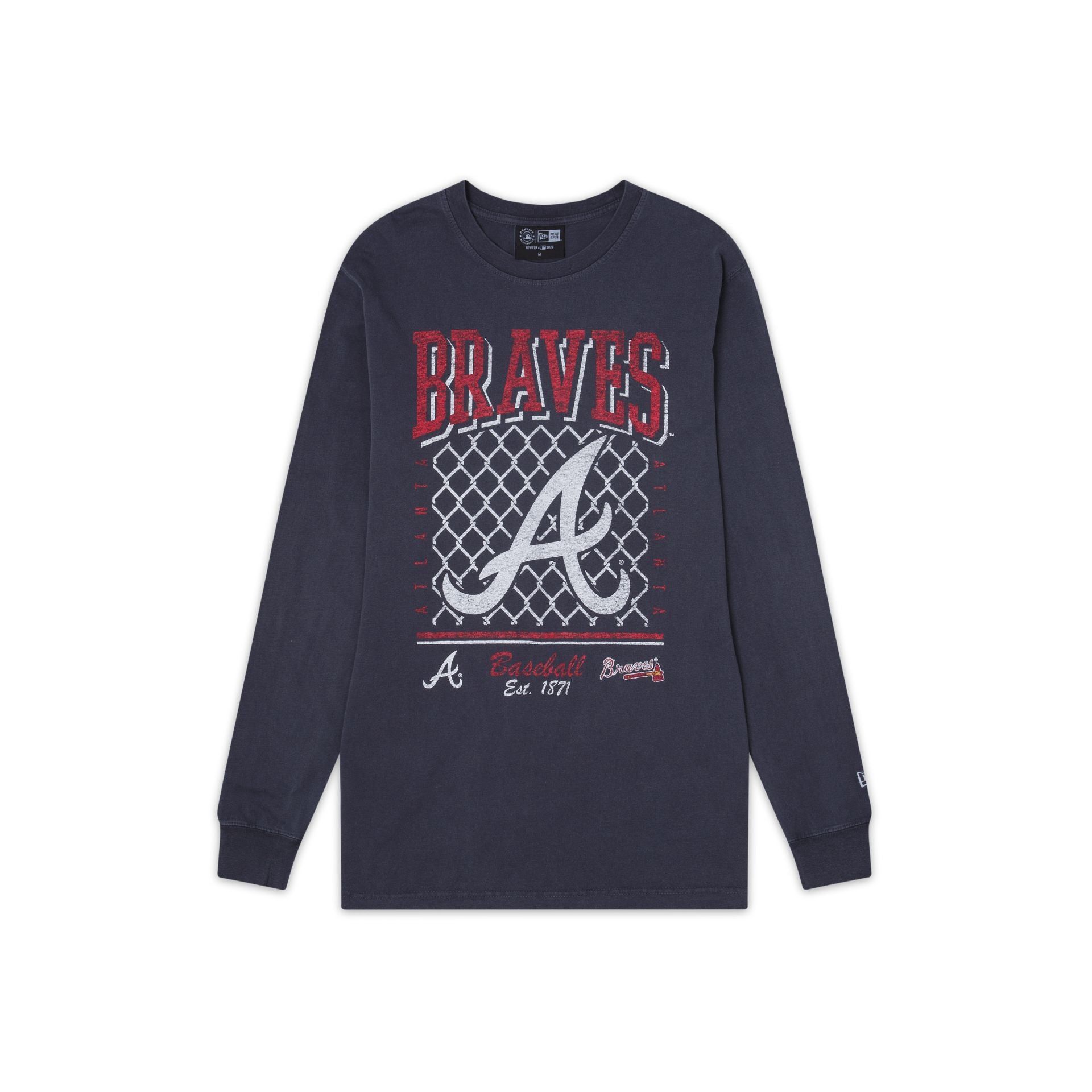 Atlanta Braves Old School Sport Long Sleeve T-Shirt sold by New Era product image thumbnail 2