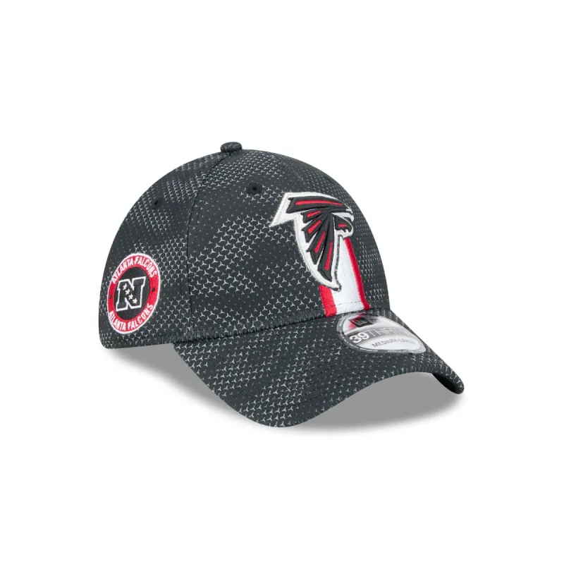 Atlanta Falcons 2024 Sideline 39THIRTY Stretch Fit Hat sold by New Era
