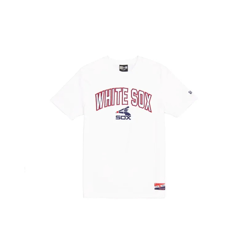 Chicago White Sox Throwback White T-Shirt sold by New Era