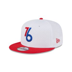 Philadelphia 76ers Mesh Crown 9FIFTY Snapback Hat sold by New Era