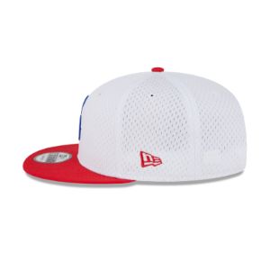 Philadelphia 76ers Mesh Crown 9FIFTY Snapback Hat sold by New Era