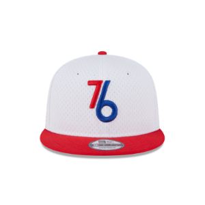 Philadelphia 76ers Mesh Crown 9FIFTY Snapback Hat sold by New Era