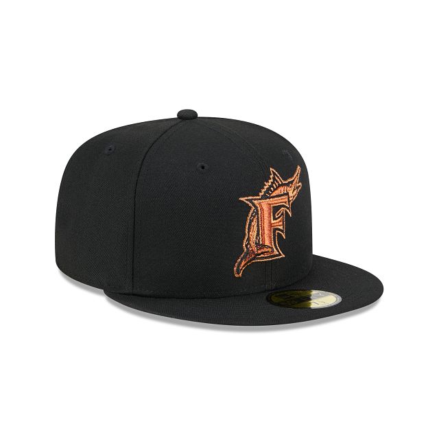 Miami Marlins Metallic Pop 59FIFTY Fitted Hat sold by New Era product image thumbnail 3