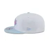Los Angeles Lakers Color Pack White 9FIFTY Snapback Hat sold by New Era