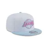 Los Angeles Lakers Color Pack White 9FIFTY Snapback Hat sold by New Era