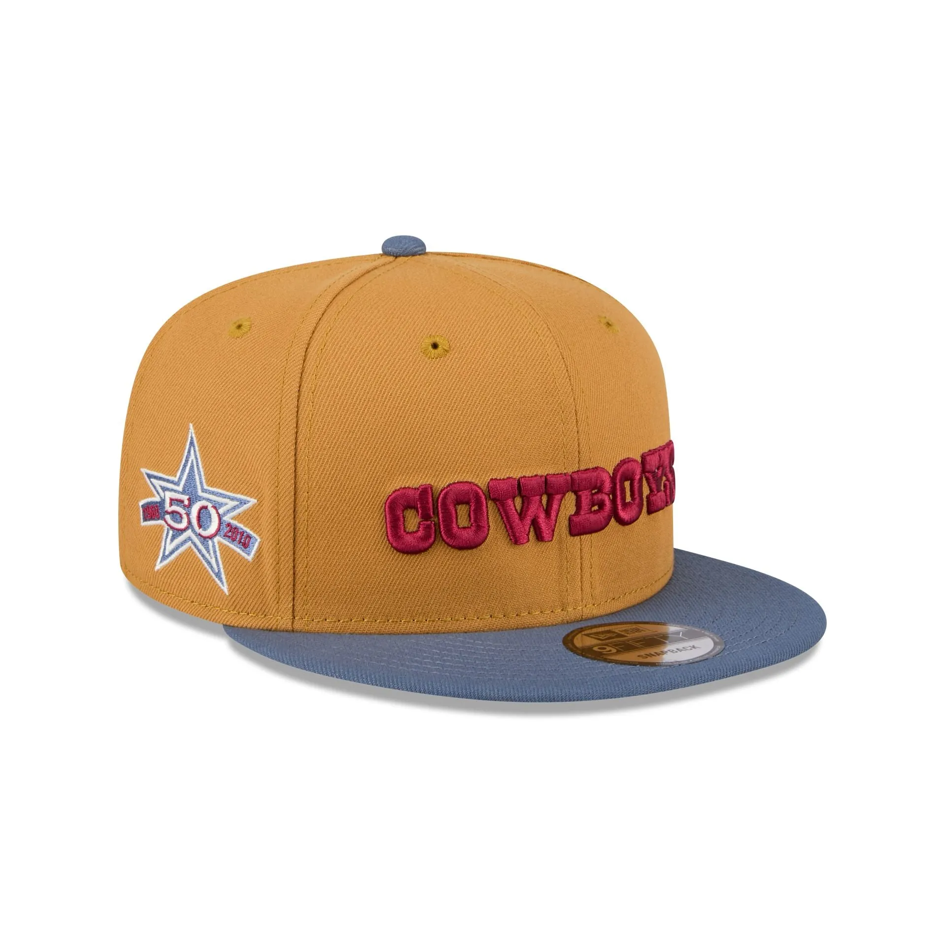 Dallas Cowboys Panama Tan 9FIFTY Snapback Hat sold by New Era