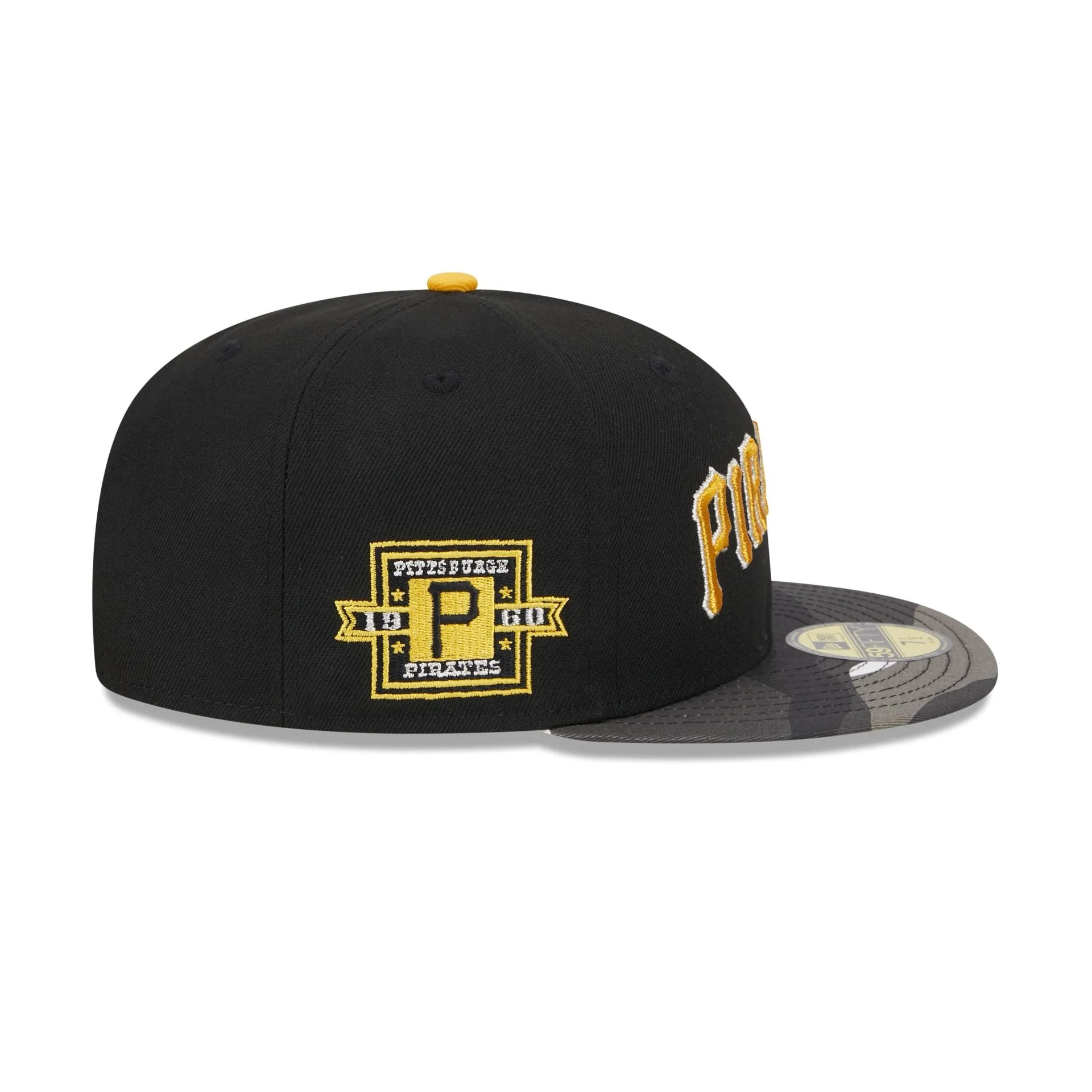 Pittsburgh Pirates Metallic Camo 59FIFTY Fitted Hat sold by New Era product image thumbnail 4