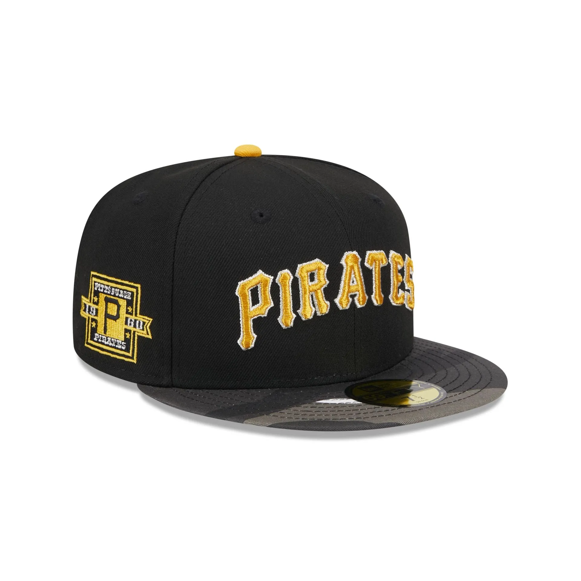 Pittsburgh Pirates Metallic Camo 59FIFTY Fitted Hat sold by New Era
