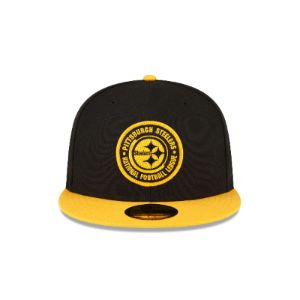 Pittsburgh Steelers 2023 Sideline Team Patch 59FIFTY Fitted Hat sold by New Era