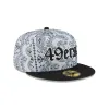 San Francisco 49ers Paisley Patch 59FIFTY Fitted Hat sold by New Era