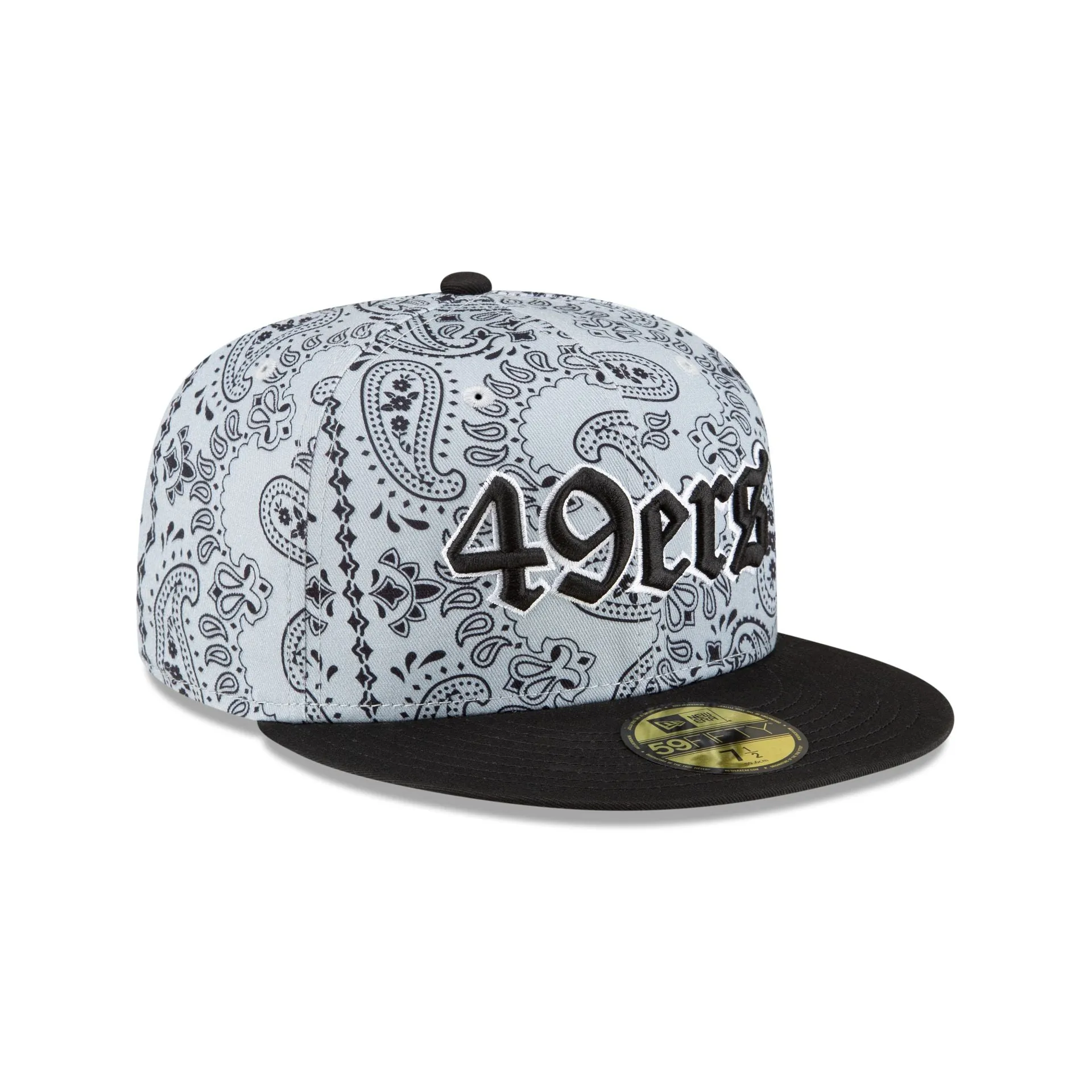San Francisco 49ers Paisley Patch 59FIFTY Fitted Hat sold by New Era product image thumbnail 3