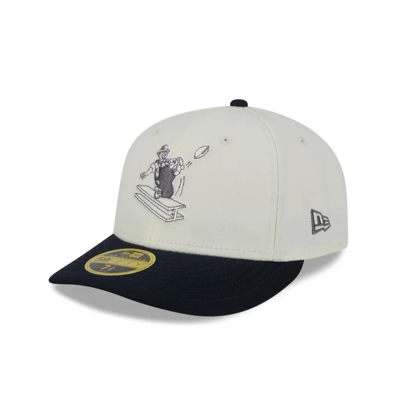Pittsburgh Steelers Chrome Crown Low Profile 59FIFTY Fitted Hat sold by New Era