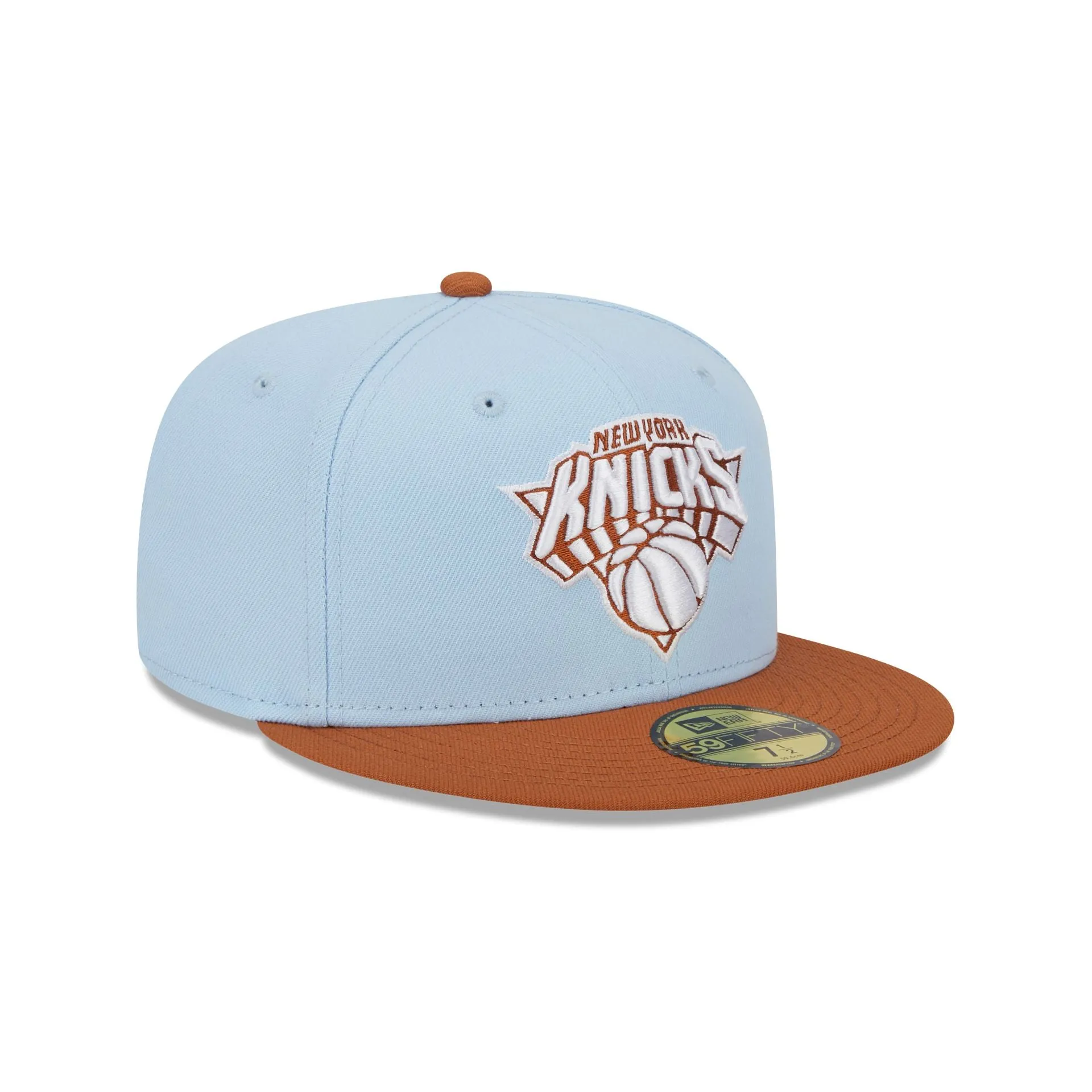 New York Knicks Color Pack Glacial Blue 59FIFTY Fitted Hat sold by New Era product image thumbnail 3