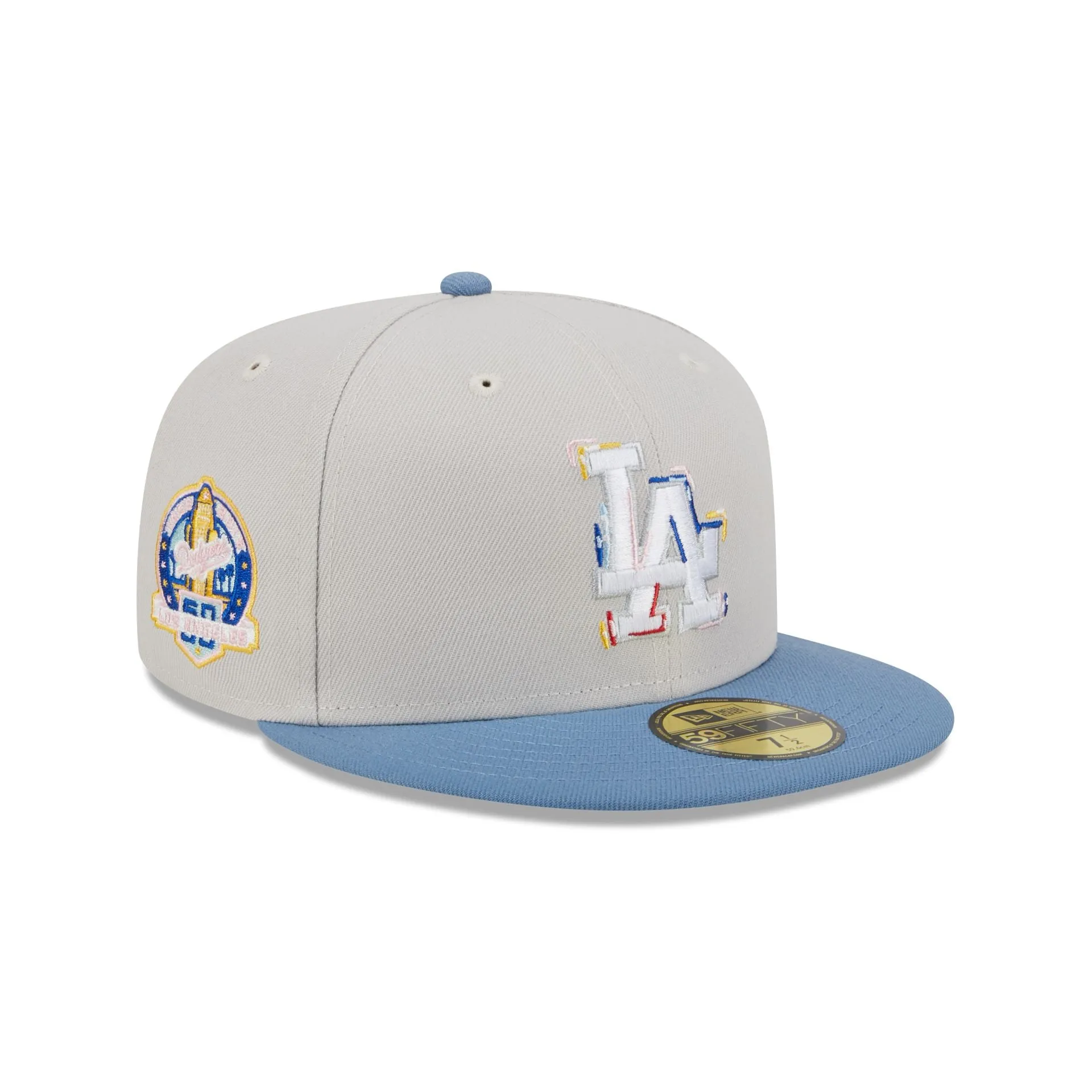 Los Angeles Dodgers Color Brush 59FIFTY Fitted Hat sold by New Era