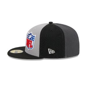 Buffalo Bills 2023 Sideline Gray 59FIFTY Fitted Hat sold by New Era