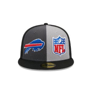 Buffalo Bills 2023 Sideline Gray 59FIFTY Fitted Hat sold by New Era