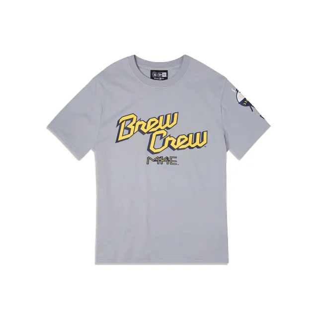 Milwaukee Brewers City Connect Gray T-Shirt sold by New Era
