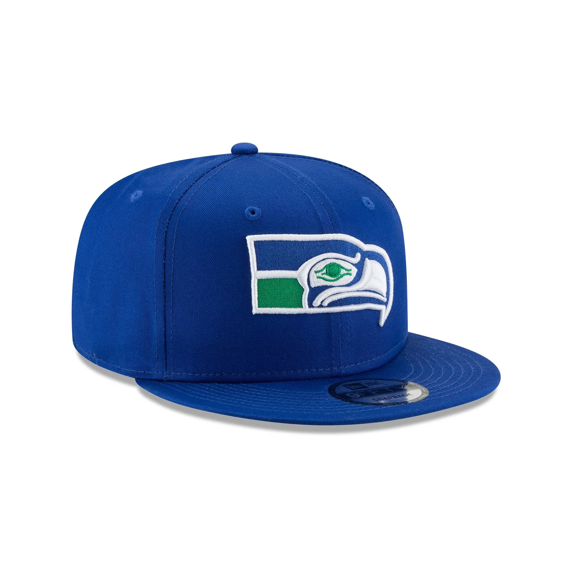 Seattle Seahawks Basic Blue 9FIFTY Snapback Hat sold by New Era product image thumbnail 3