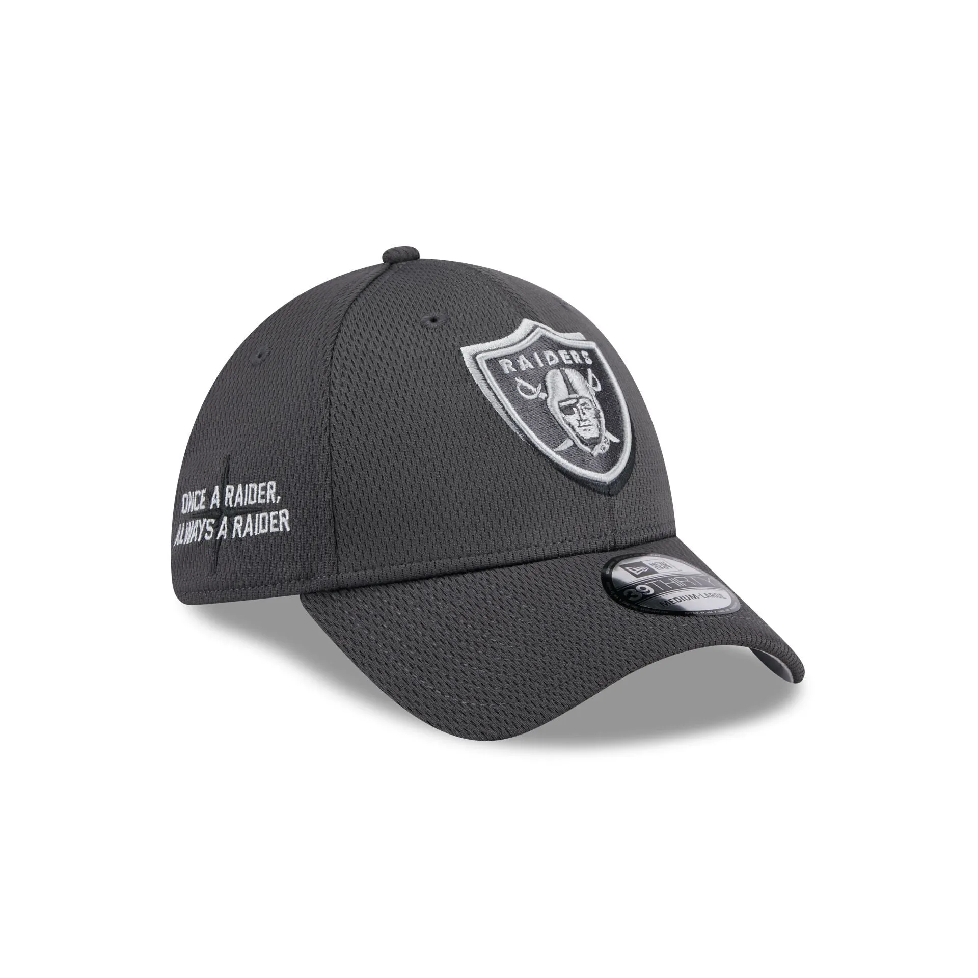 Las Vegas Raiders 2024 Draft 39THIRTY Stretch Fit Hat sold by New Era