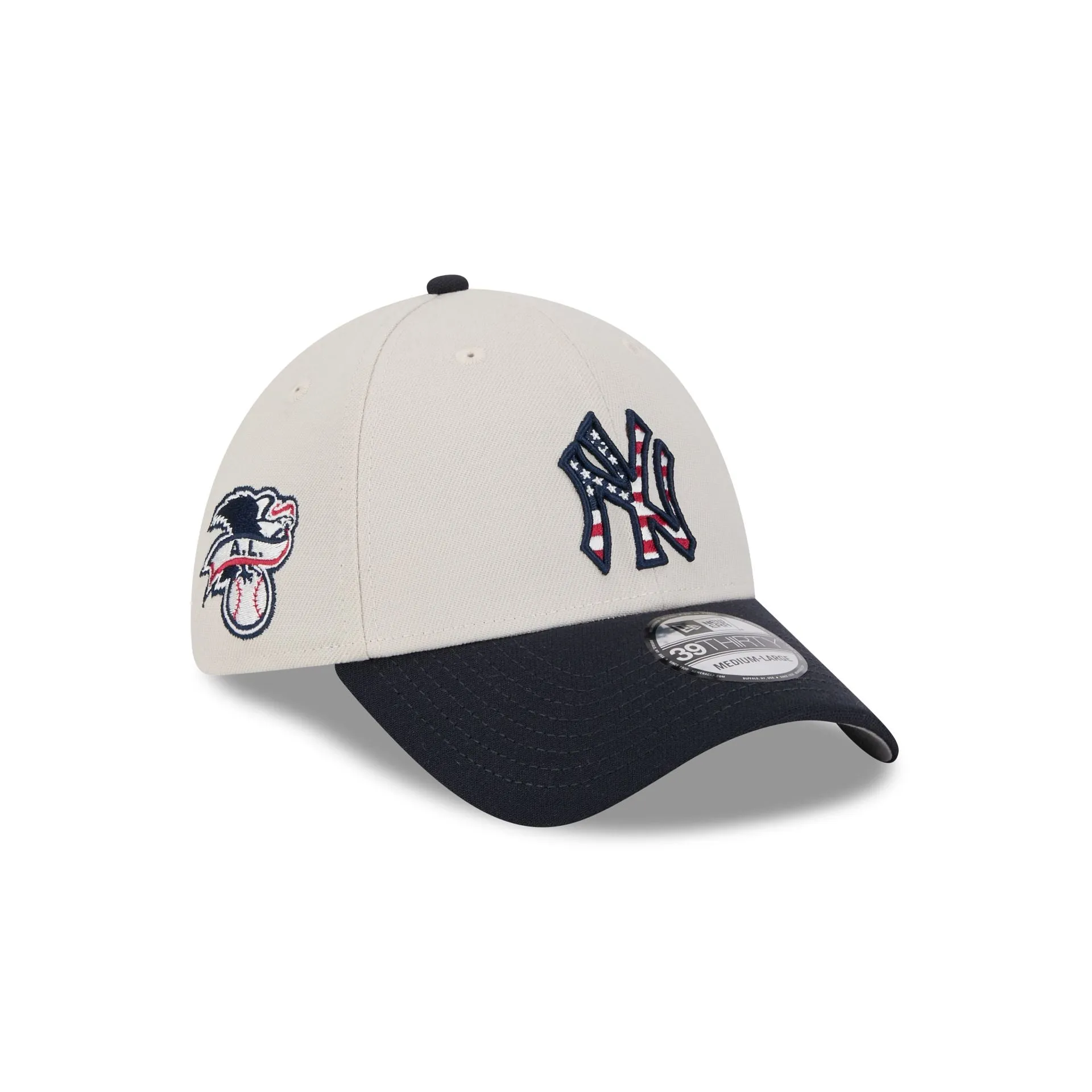 New York Yankees Independence Day 2024 39THIRTY Stretch Fit Hat sold by New Era