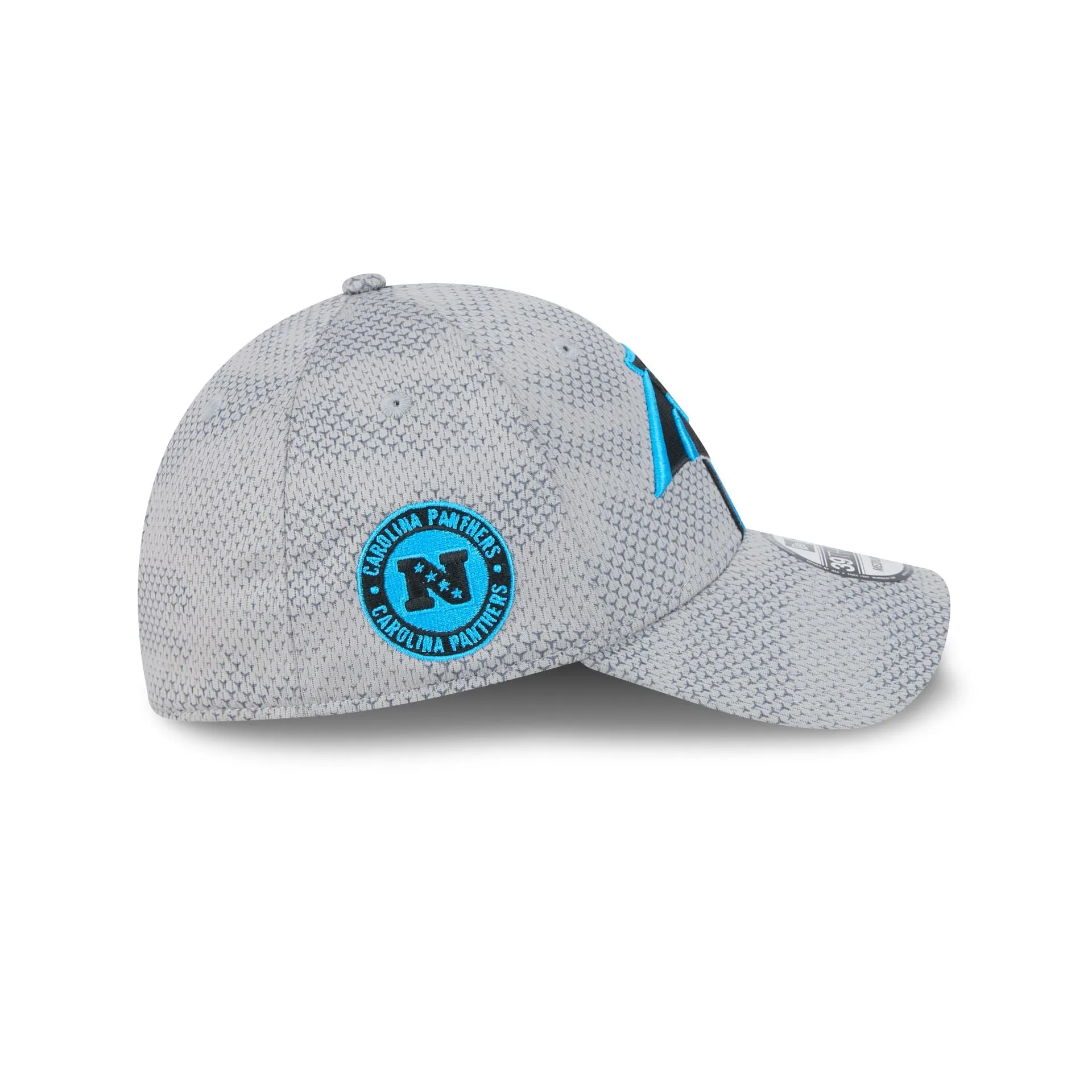 Carolina Panthers 2024 Sideline Gray 39THIRTY Stretch Fit Hat sold by New Era product image thumbnail 4