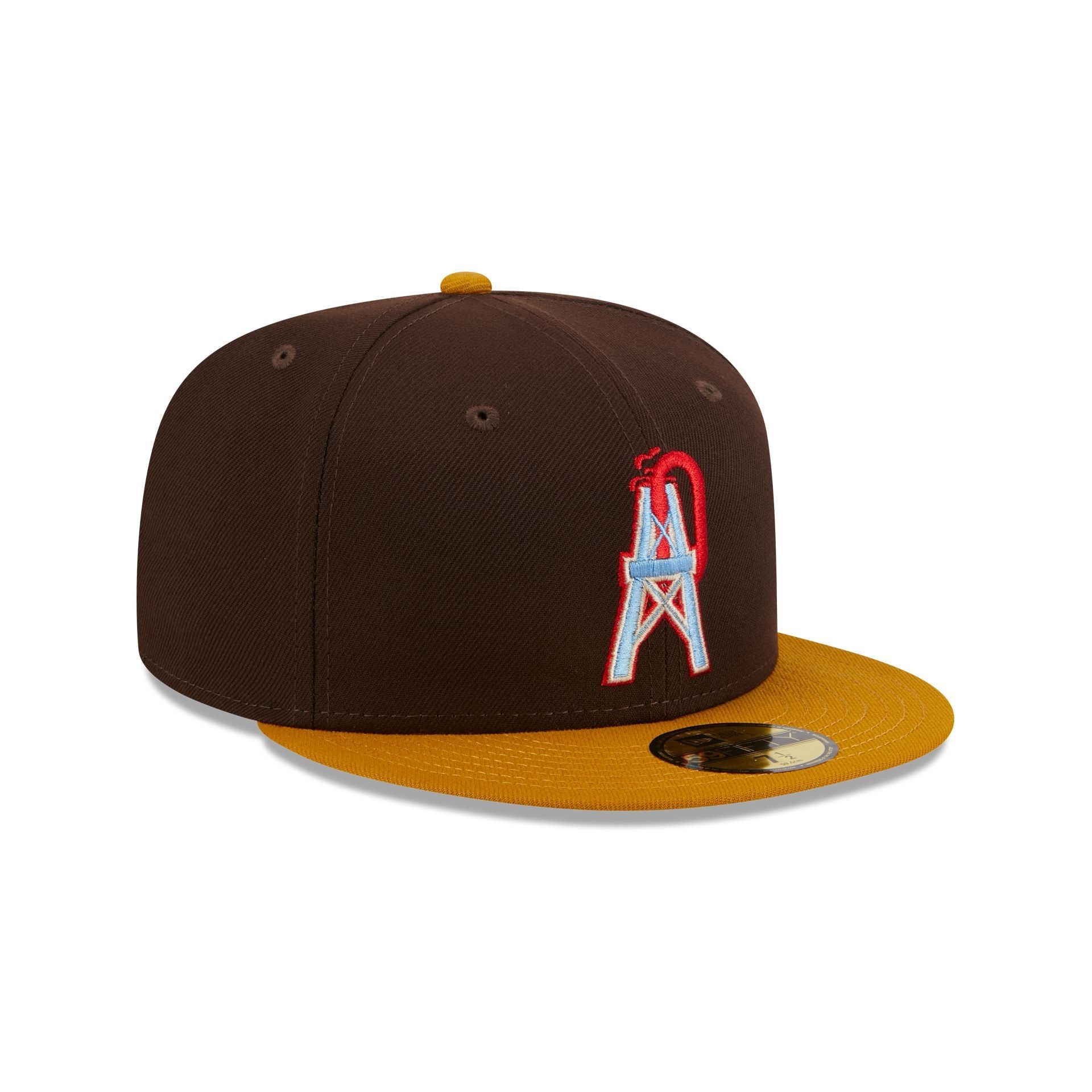 Oilers Burnt Wood 59FIFTY Fitted Hat sold by New Era product image thumbnail 3