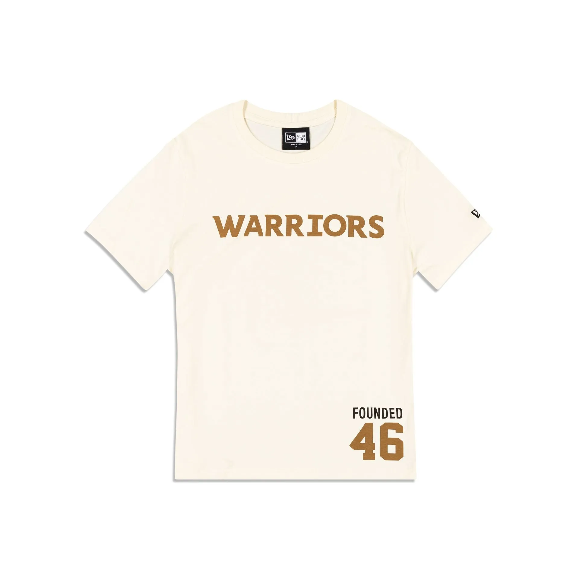 Golden State Warriors Cord White T-Shirt sold by New Era