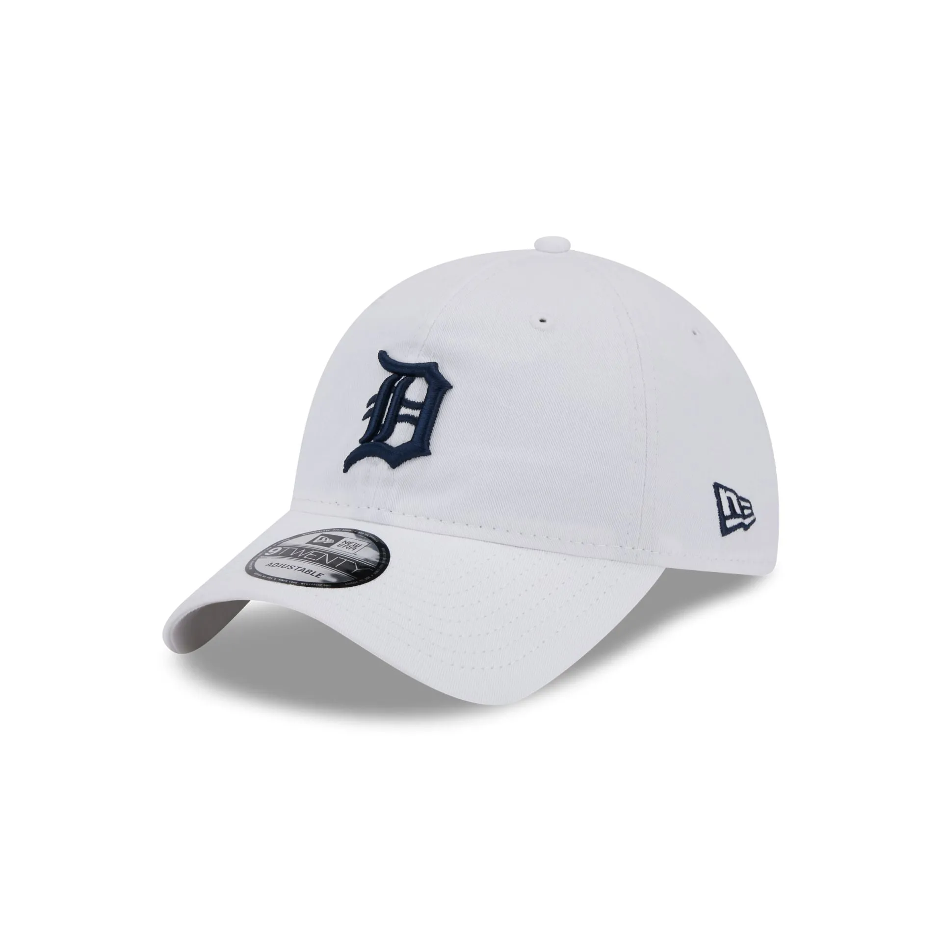 Detroit Tigers White 9TWENTY Adjustable Hat sold by New Era