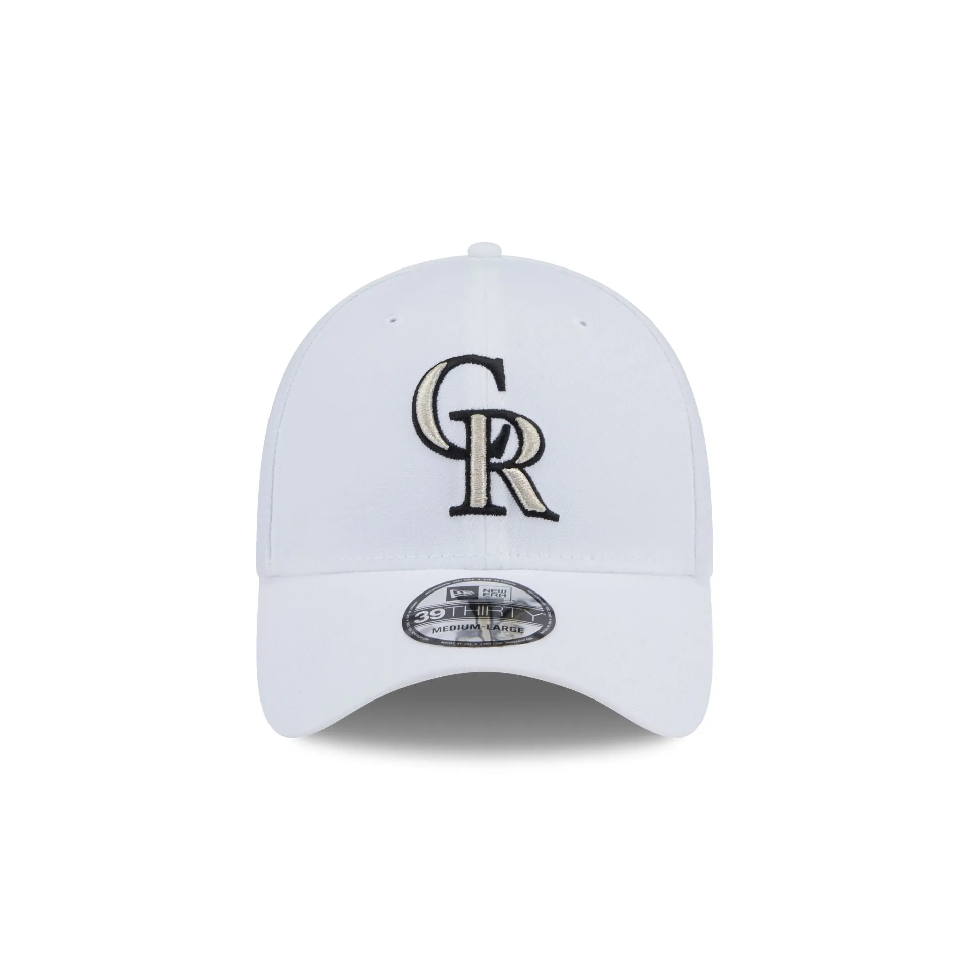 Colorado Rockies Optic White 39THIRTY Stretch Fit Hat sold by New Era product image thumbnail 2