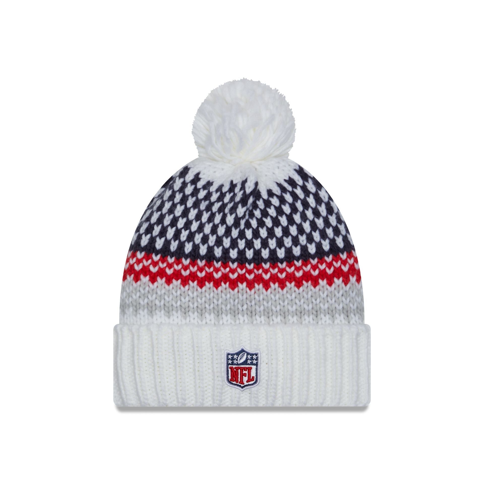 New England Patriots 2023 Cold Weather Women's Pom Knit Hat sold by New Era product image thumbnail 2