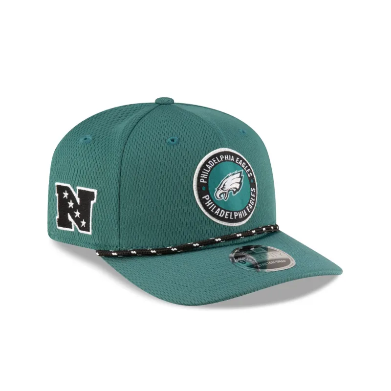 Philadelphia Eagles 2024 Sideline 9SEVENTY Stretch-Snap Hat sold by New Era