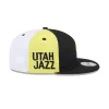 Utah Jazz Front Logoman 9FIFTY Snapback Hat sold by New Era