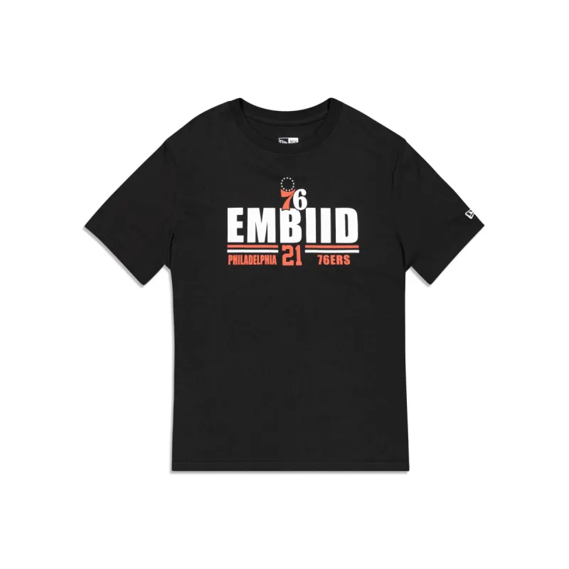 Philadelphia 76ers Joel Embiid T-Shirt sold by New Era