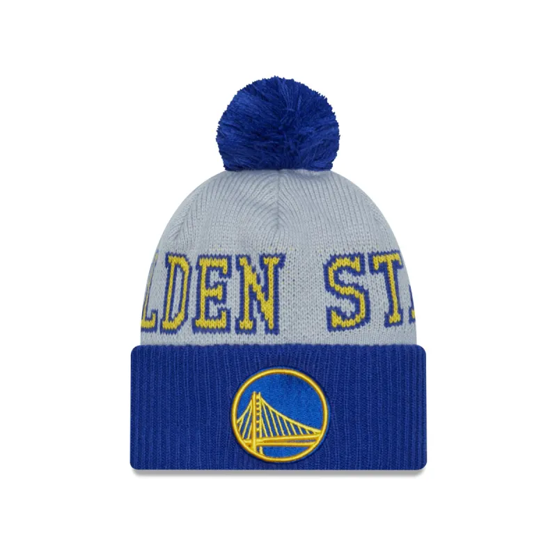 Golden State Warriors 2023 Tip-Off Pom Knit Hat sold by New Era